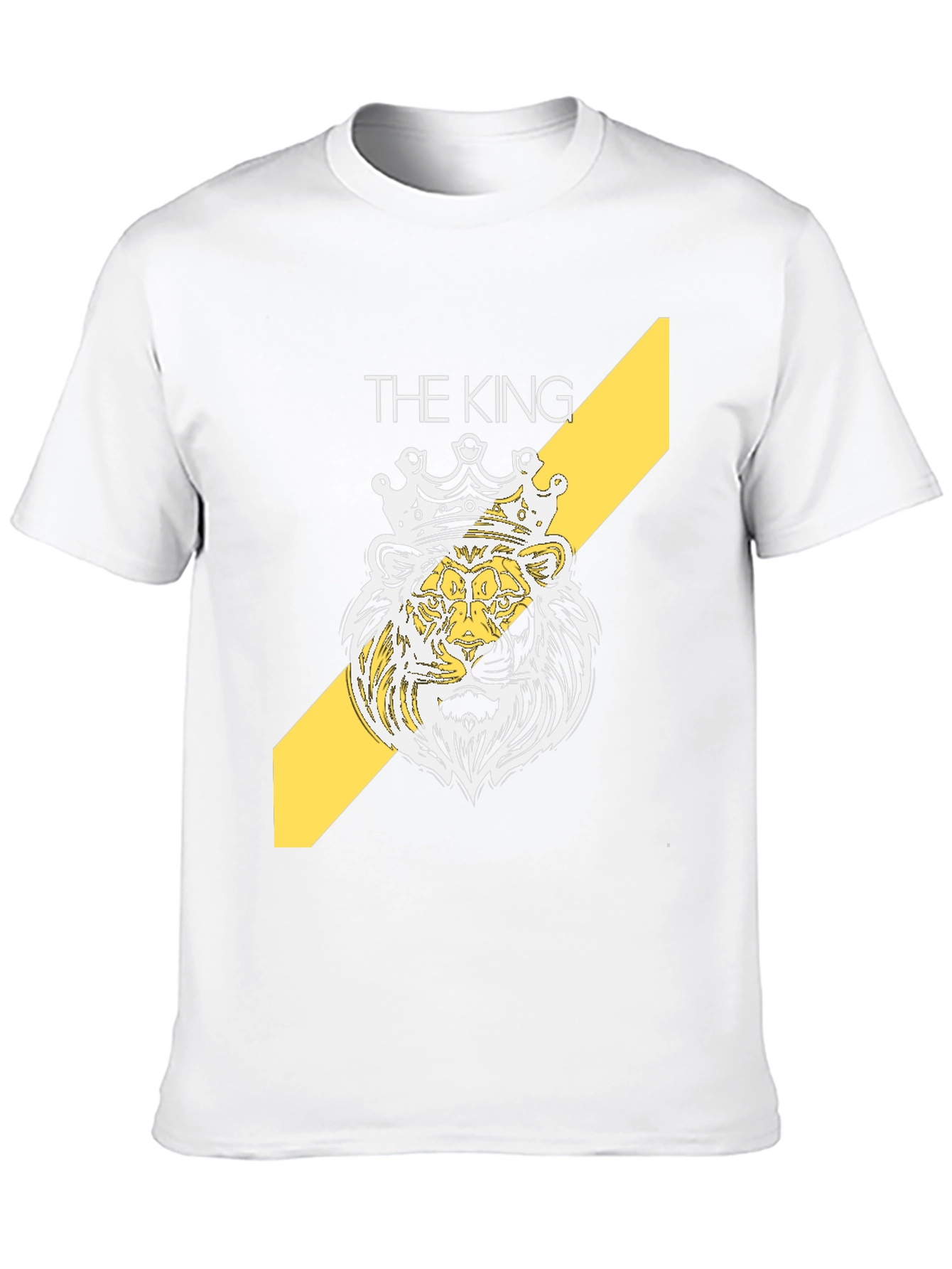 The King Lion Graphic T-Shirt - Bold Design