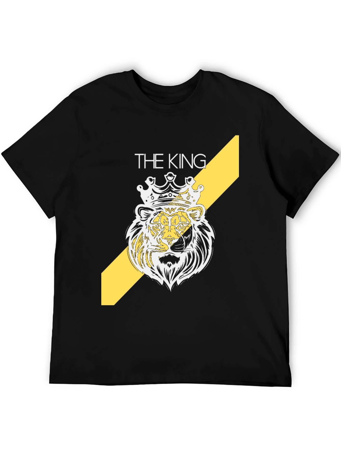 The King Lion Graphic T-Shirt - Bold Design