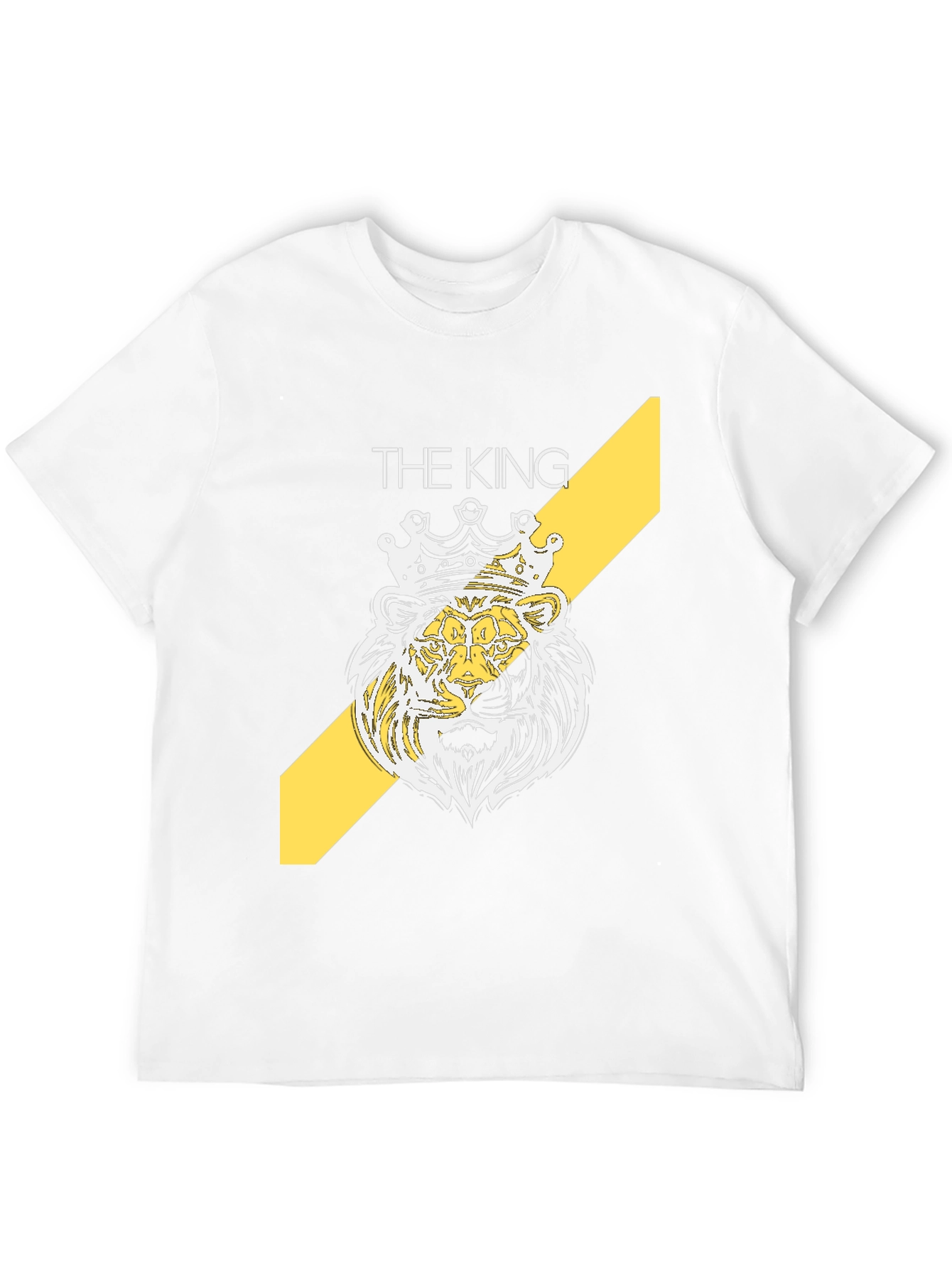 The King Lion Graphic T-Shirt - Bold Design