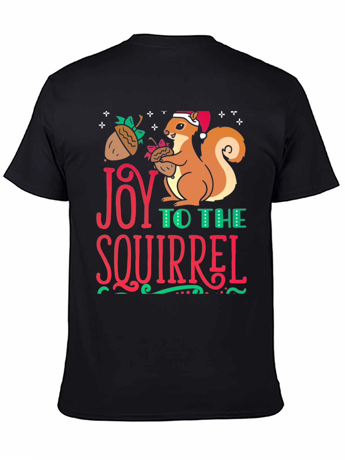 Joy to the Squirrel Holiday T-Shirt