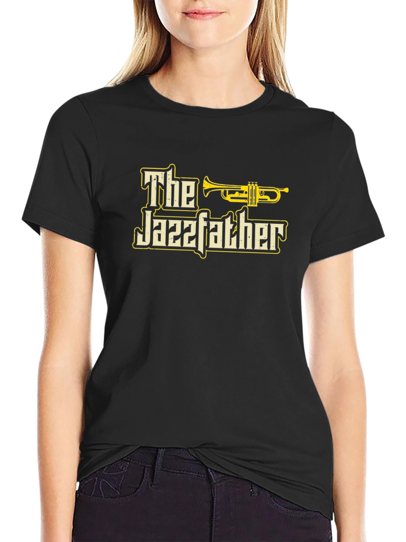 The Jazzfather Black Graphic Tee
