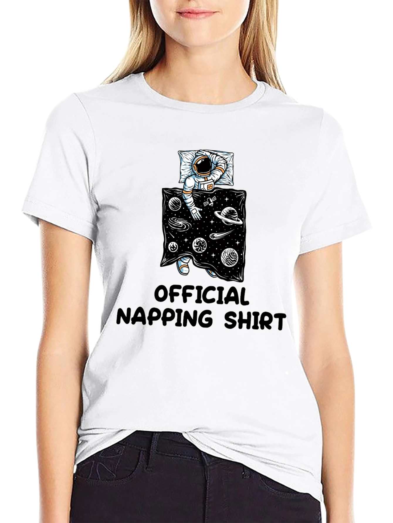 Astronaut Napping Shirt - Relax in Style