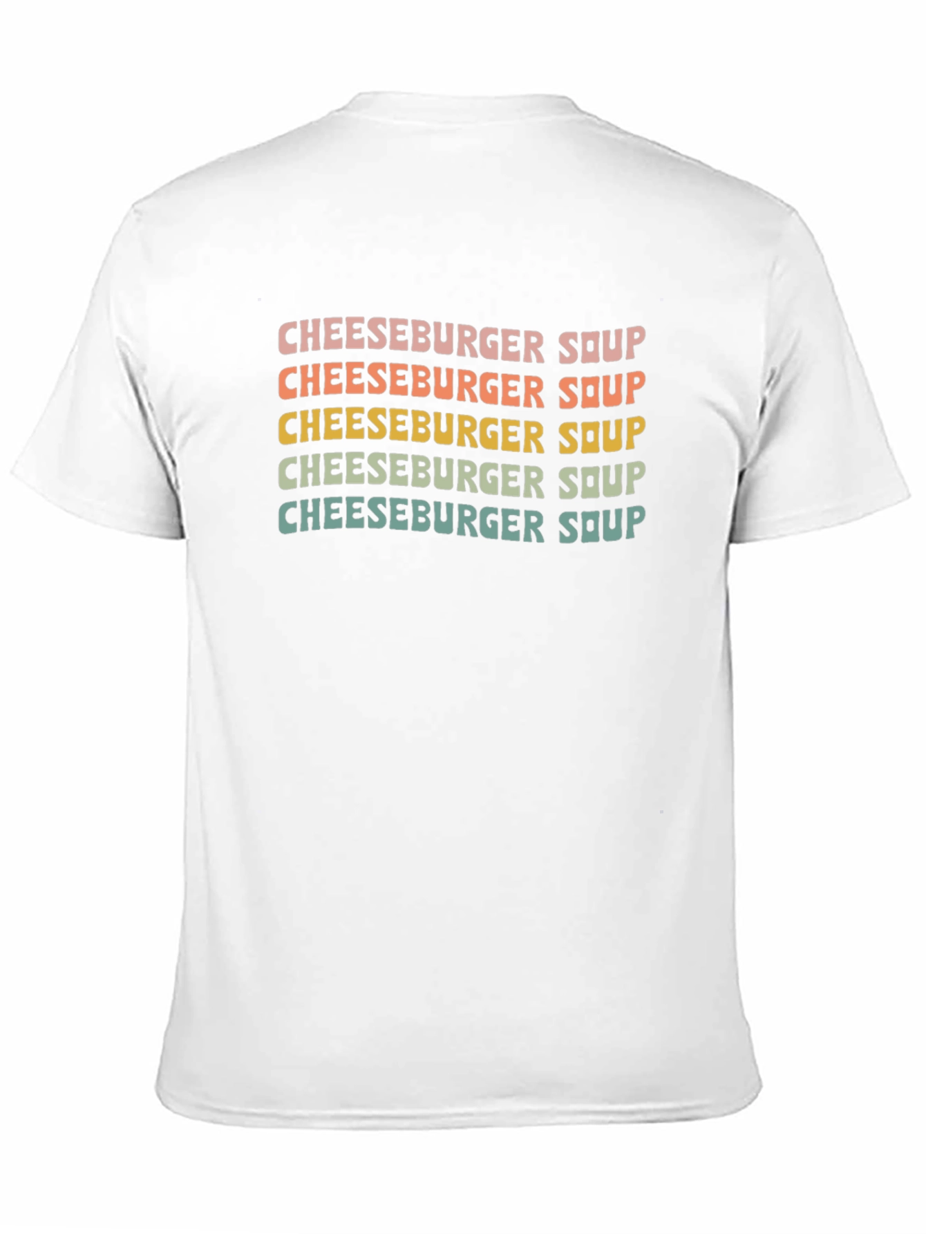 Cheeseburger Soup Retro T-Shirt