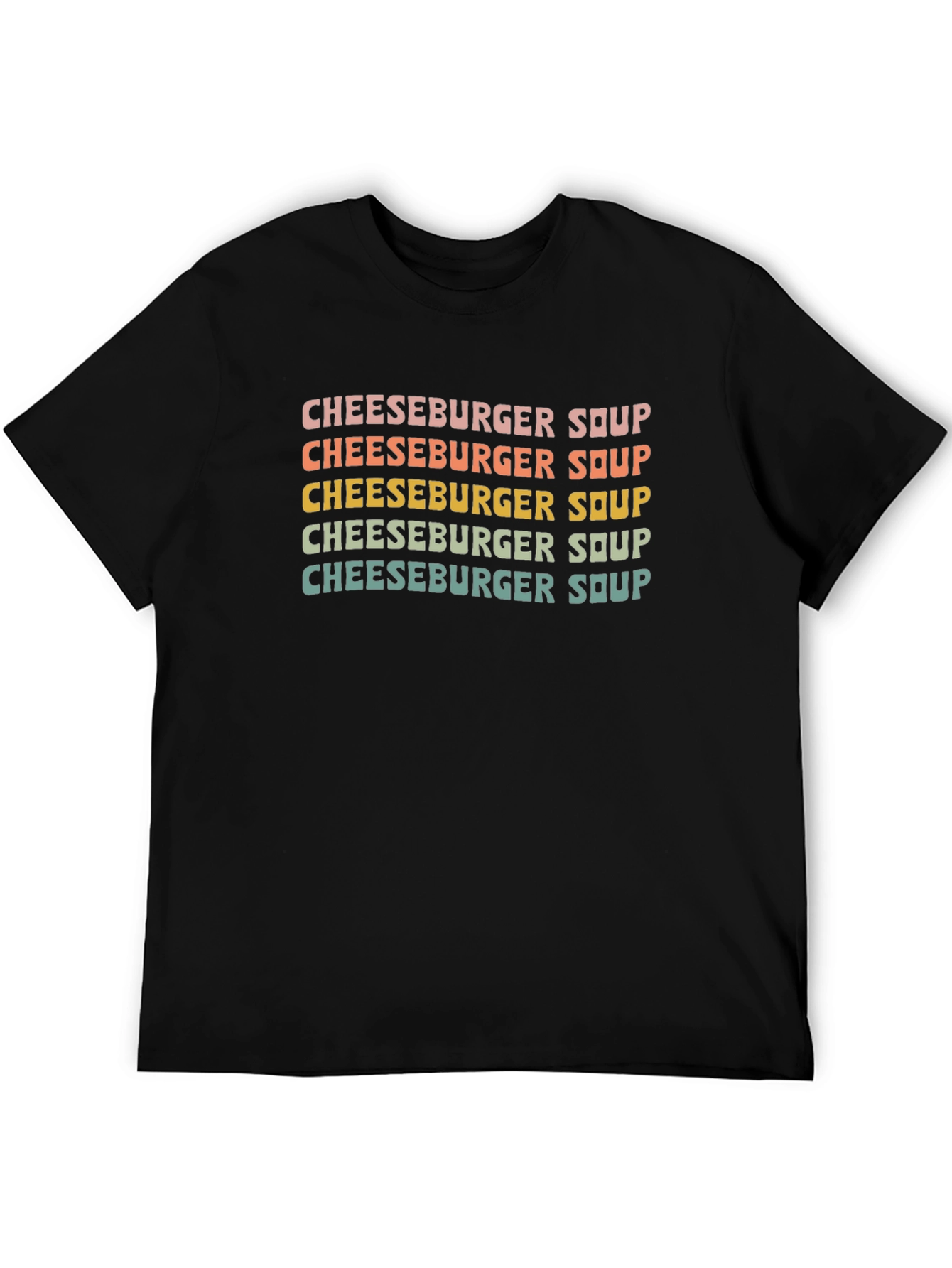 Cheeseburger Soup Retro T-Shirt