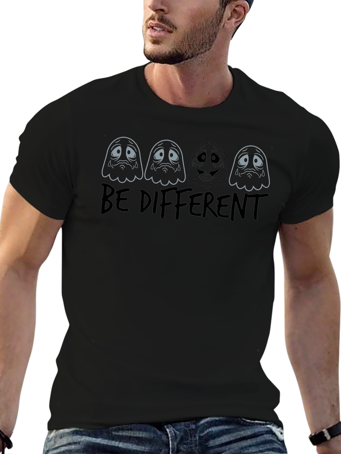 Be Different Black T-Shirt