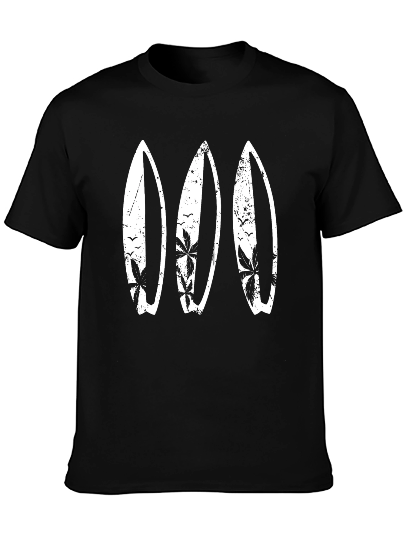 Surfboard Graphic Tee - Beach Style