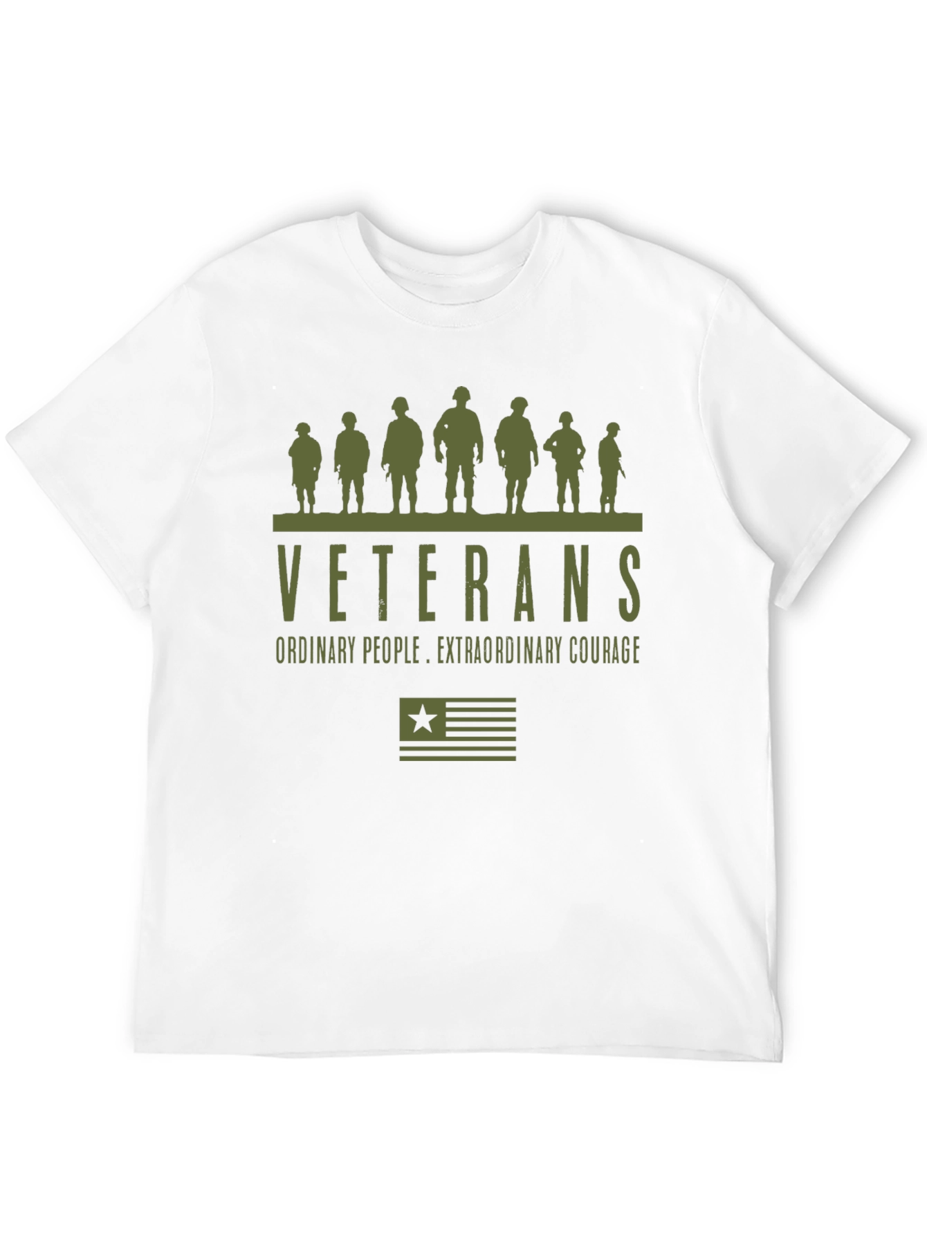 Veterans Graphic T-Shirt - Courage & Pride