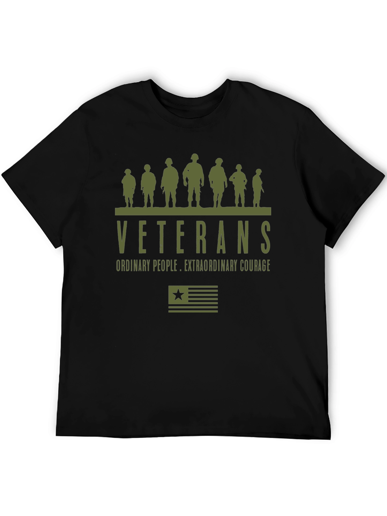Veterans Graphic T-Shirt - Courage & Pride