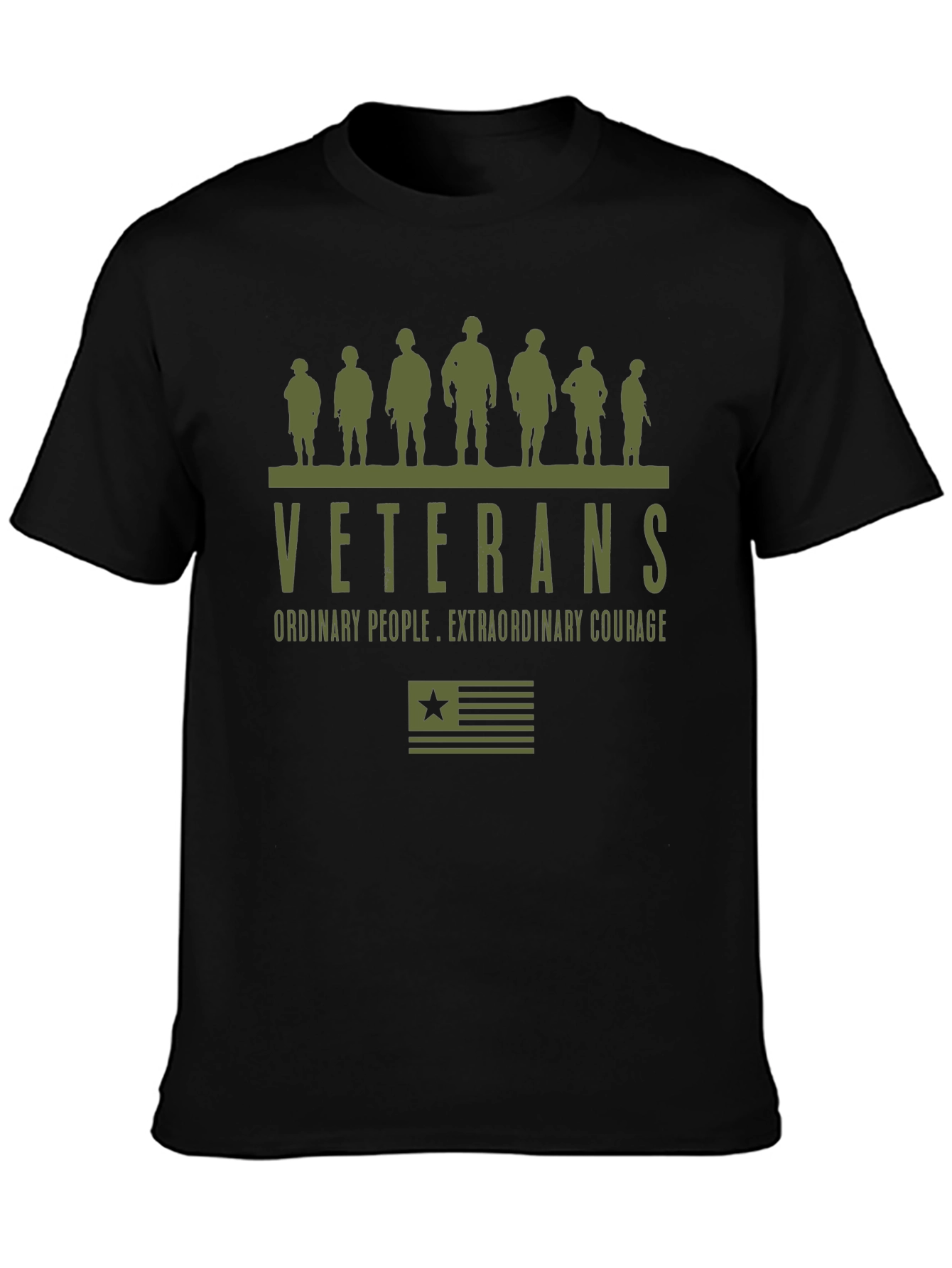 Veterans Graphic T-Shirt - Courage & Pride