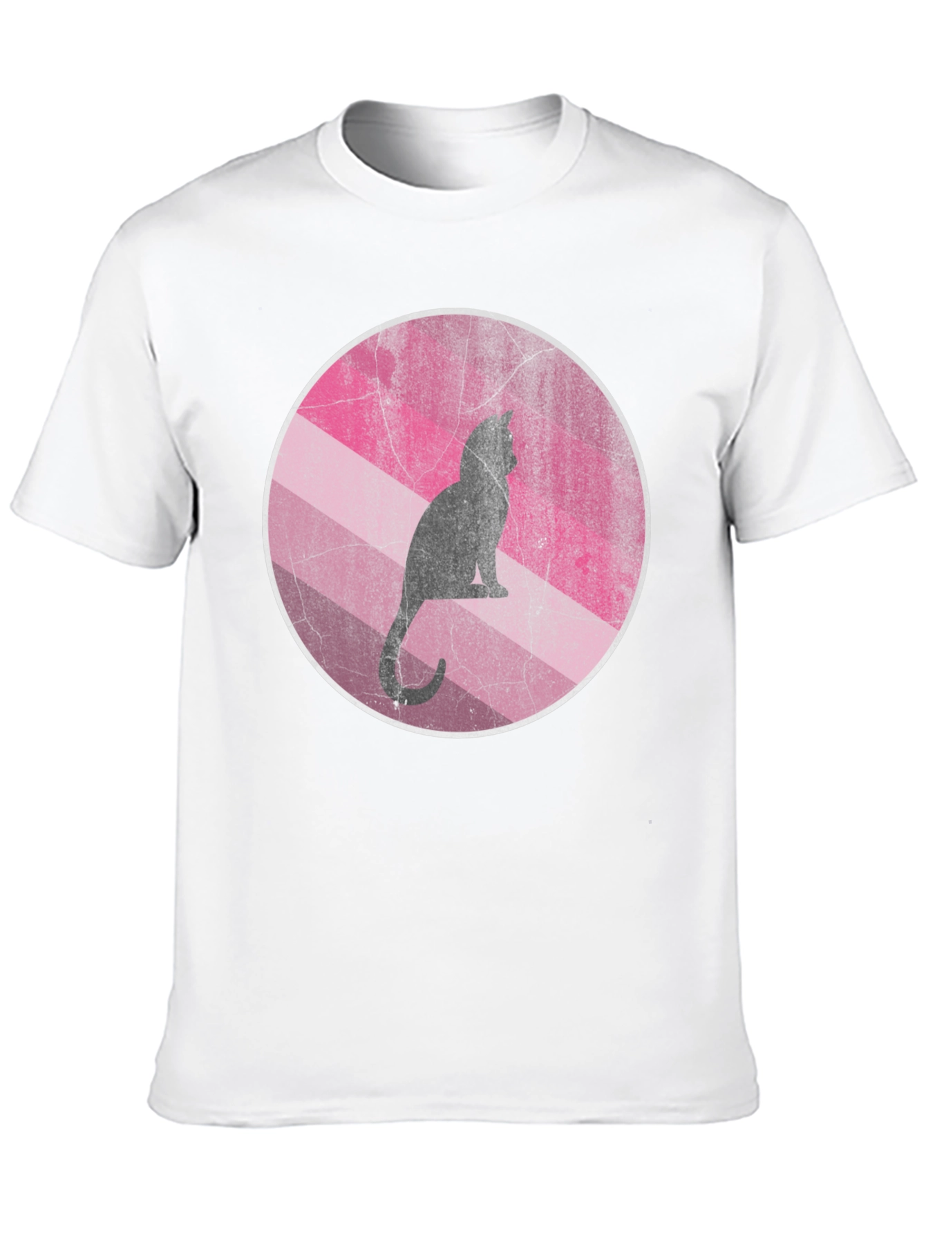 Cool Cat Silhouette Graphic Tee