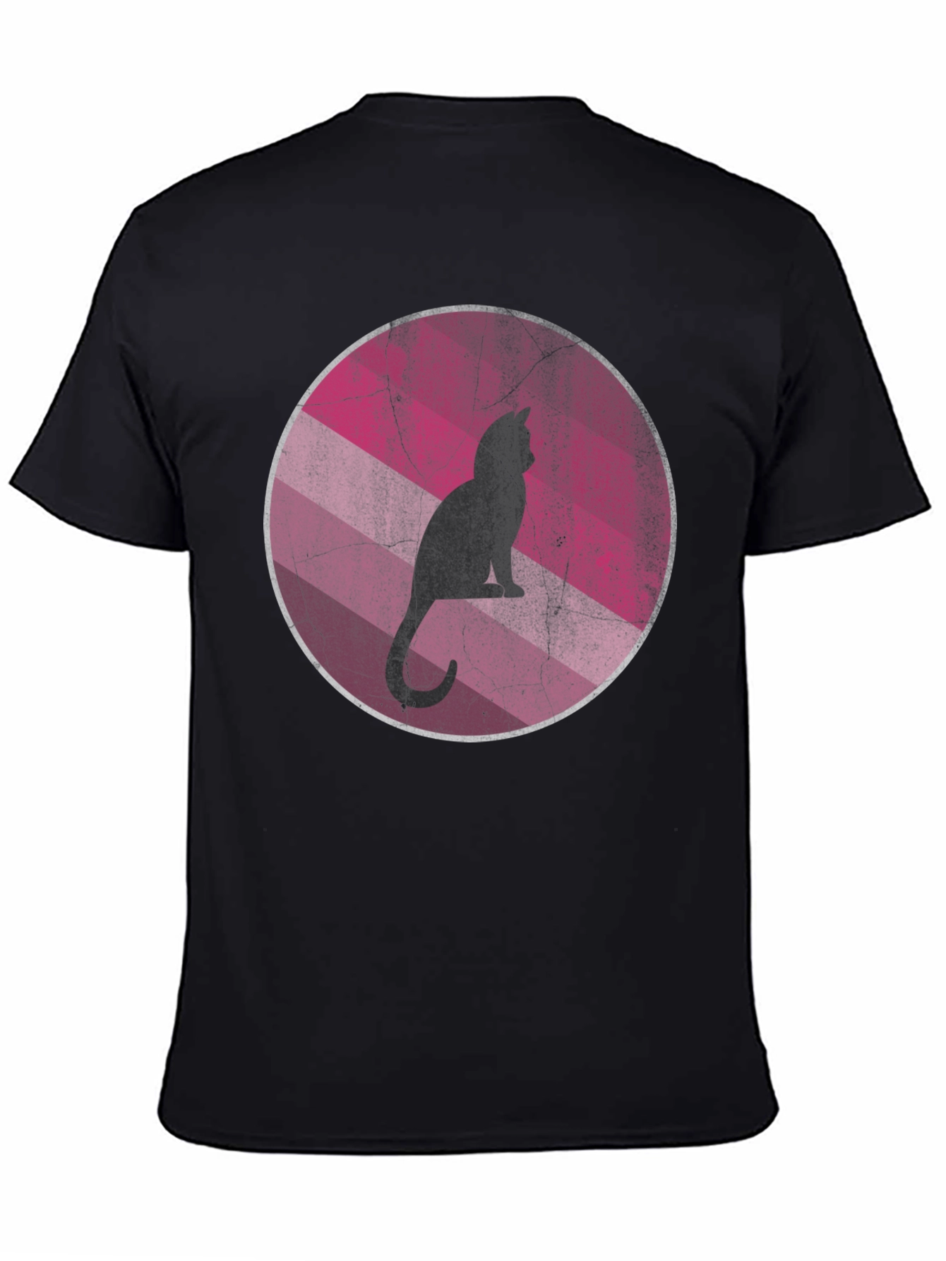 Cool Cat Silhouette Graphic Tee