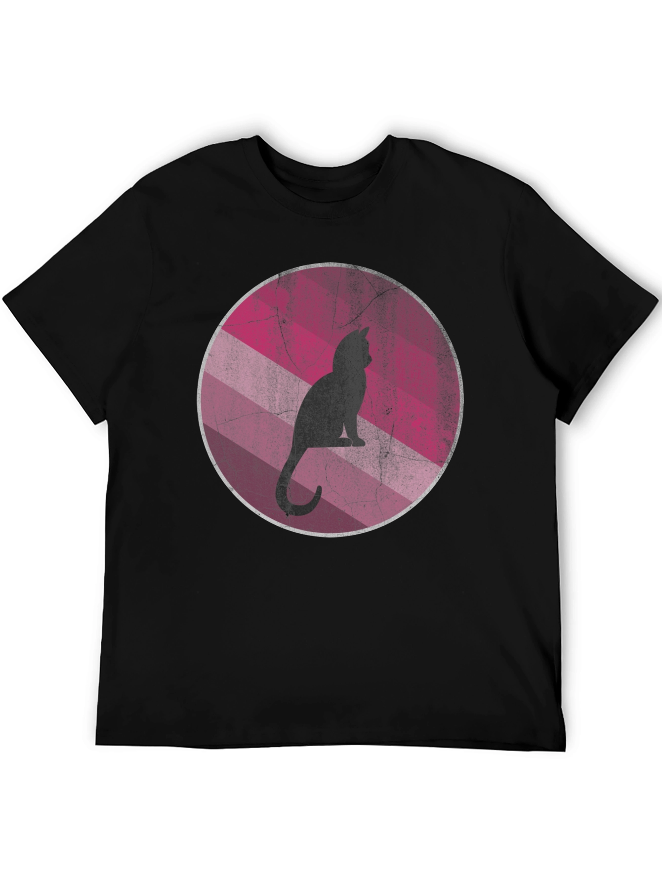 Cool Cat Silhouette Graphic Tee