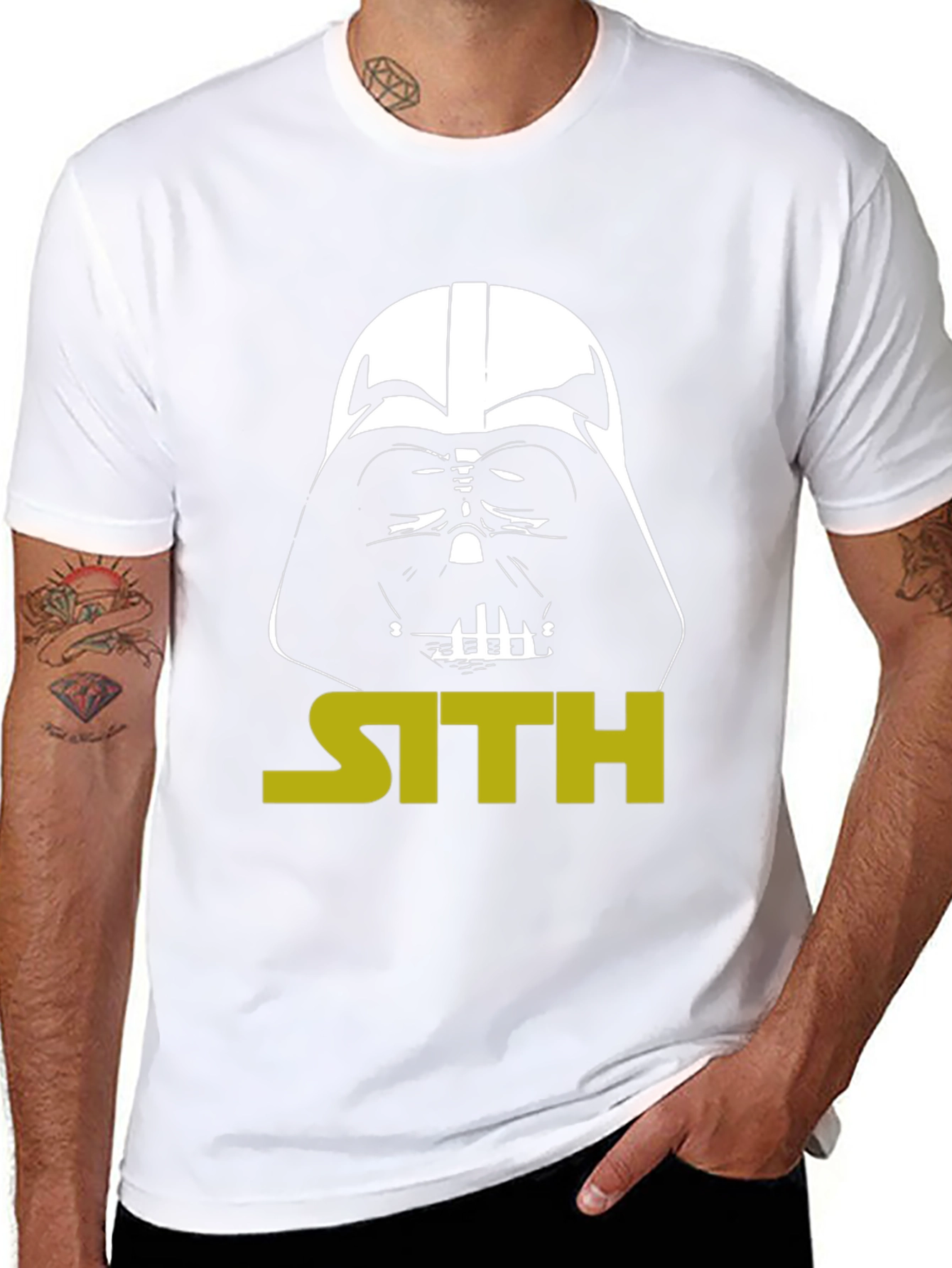 Darth Vader Sith Graphic T-Shirt - Black