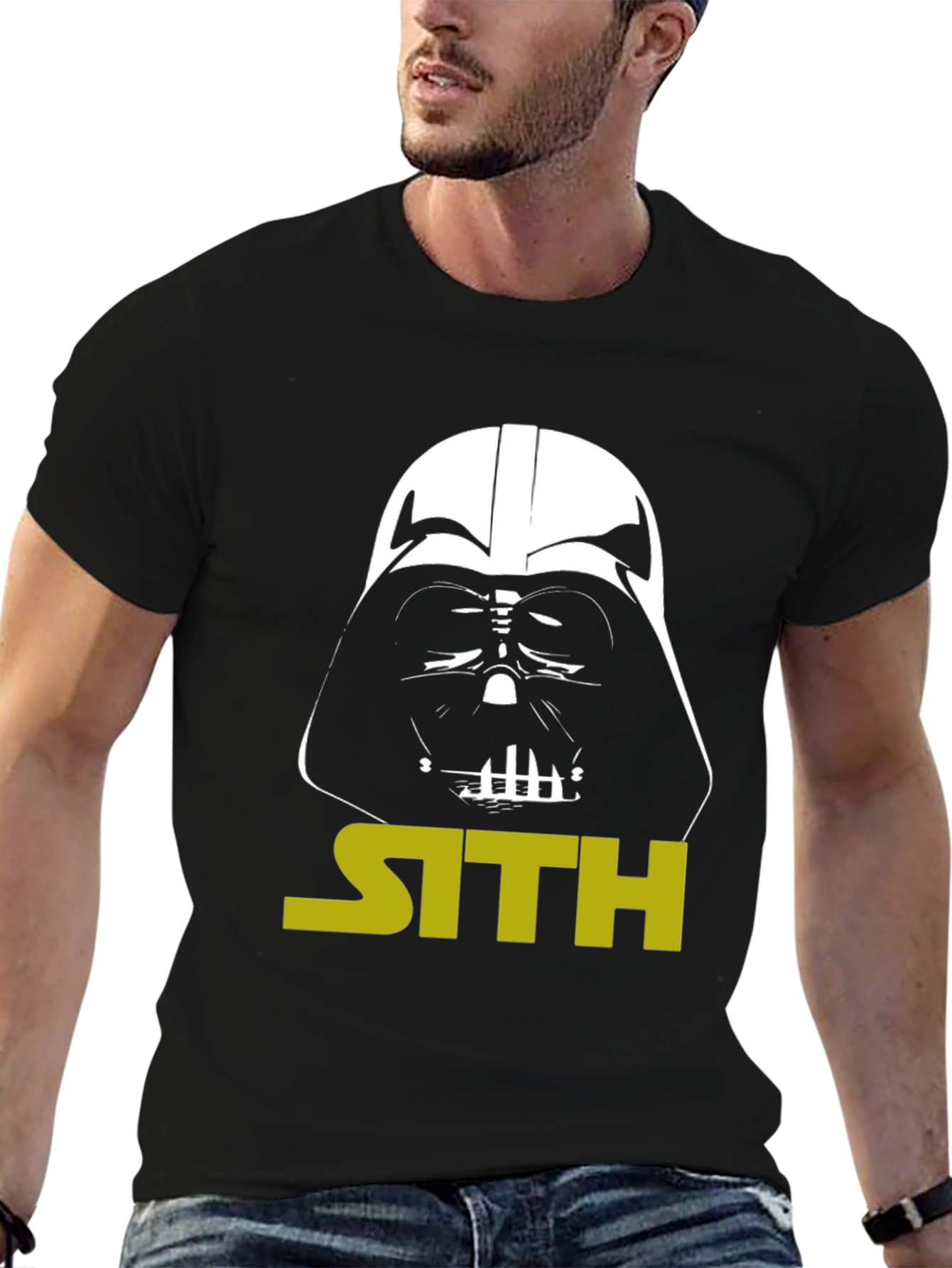 Darth Vader Sith Graphic T-Shirt - Black