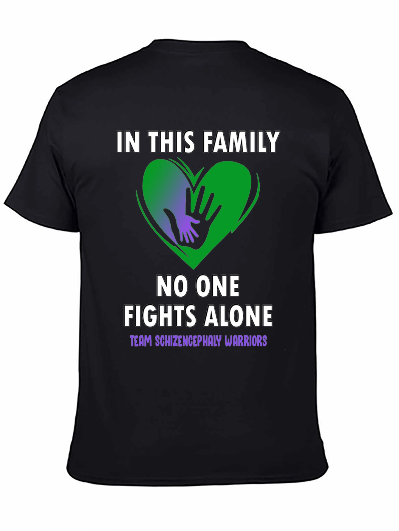 Schizencephaly Warrior Family Support T-Shirt