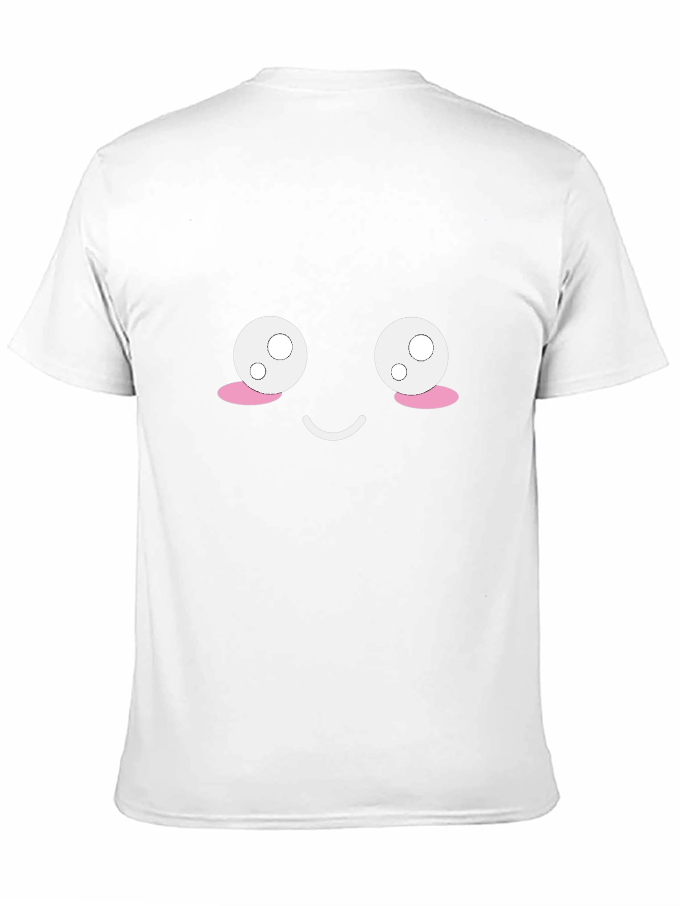 Cute Face Black T-Shirt - Express Yourself!