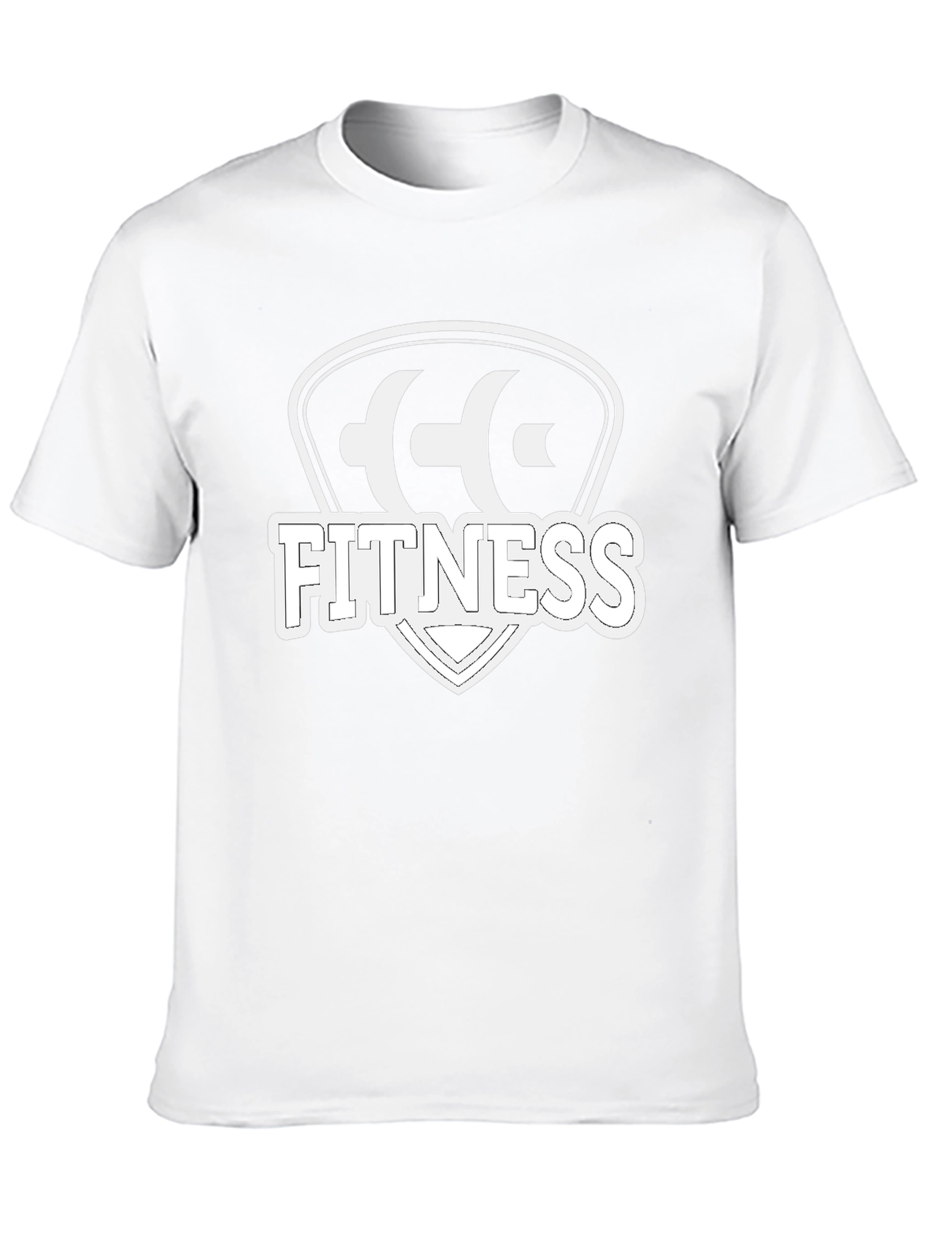 Fitness Shield T-Shirt - Black Gym Tee