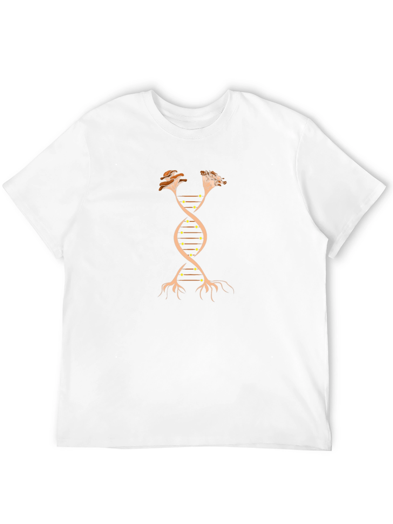 Mushroom DNA Black Graphic Tee