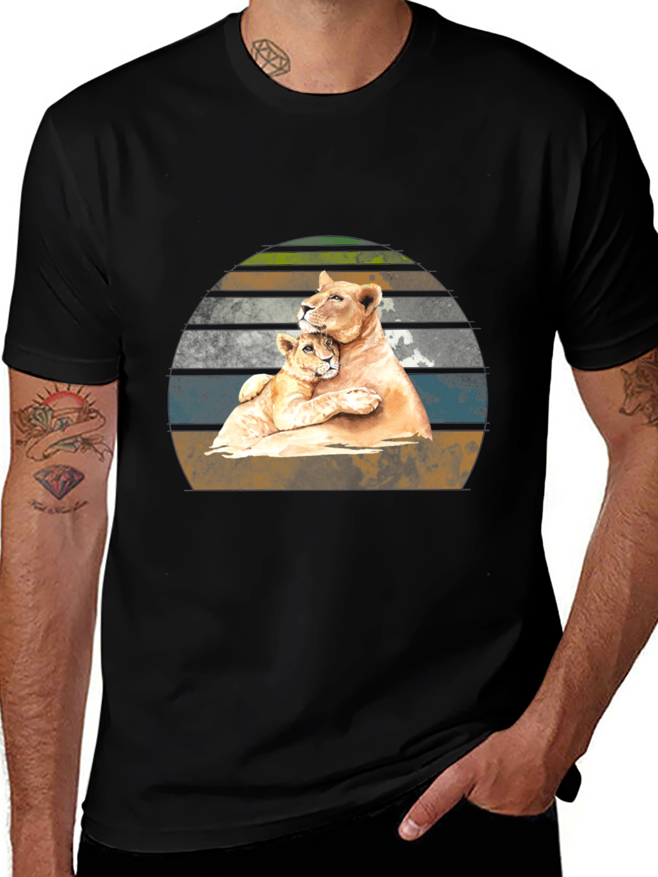 Lioness & Cub Graphic Tee