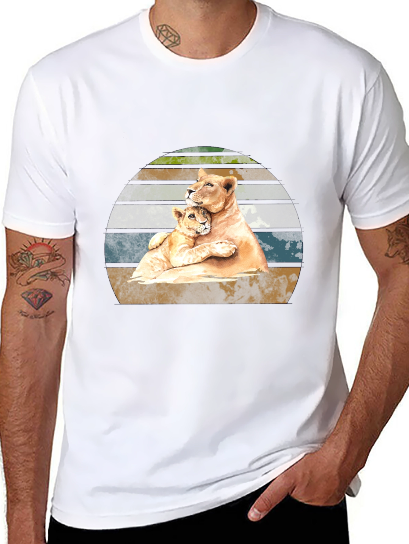 Lioness & Cub Graphic Tee