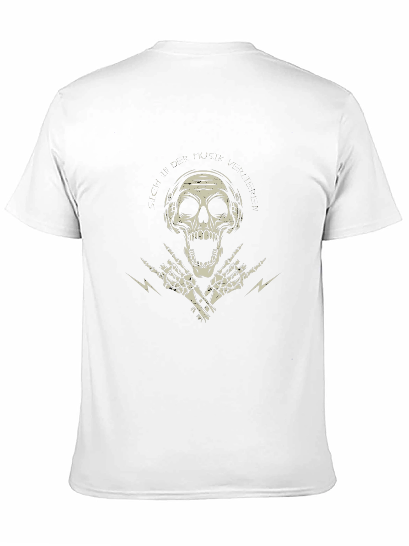 Skull & Music T-Shirt - Rock On!