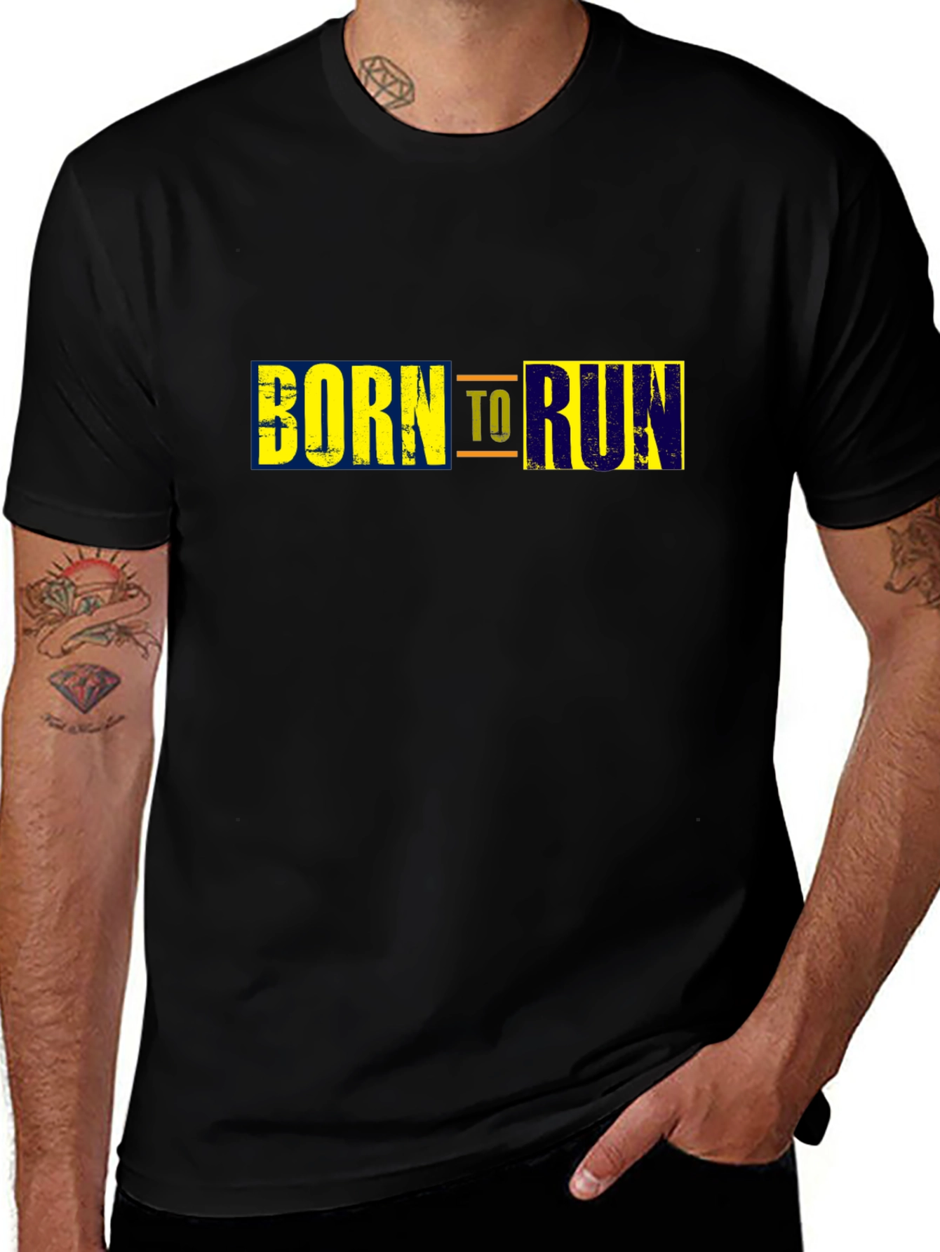 Born to Run Black T-Shirt