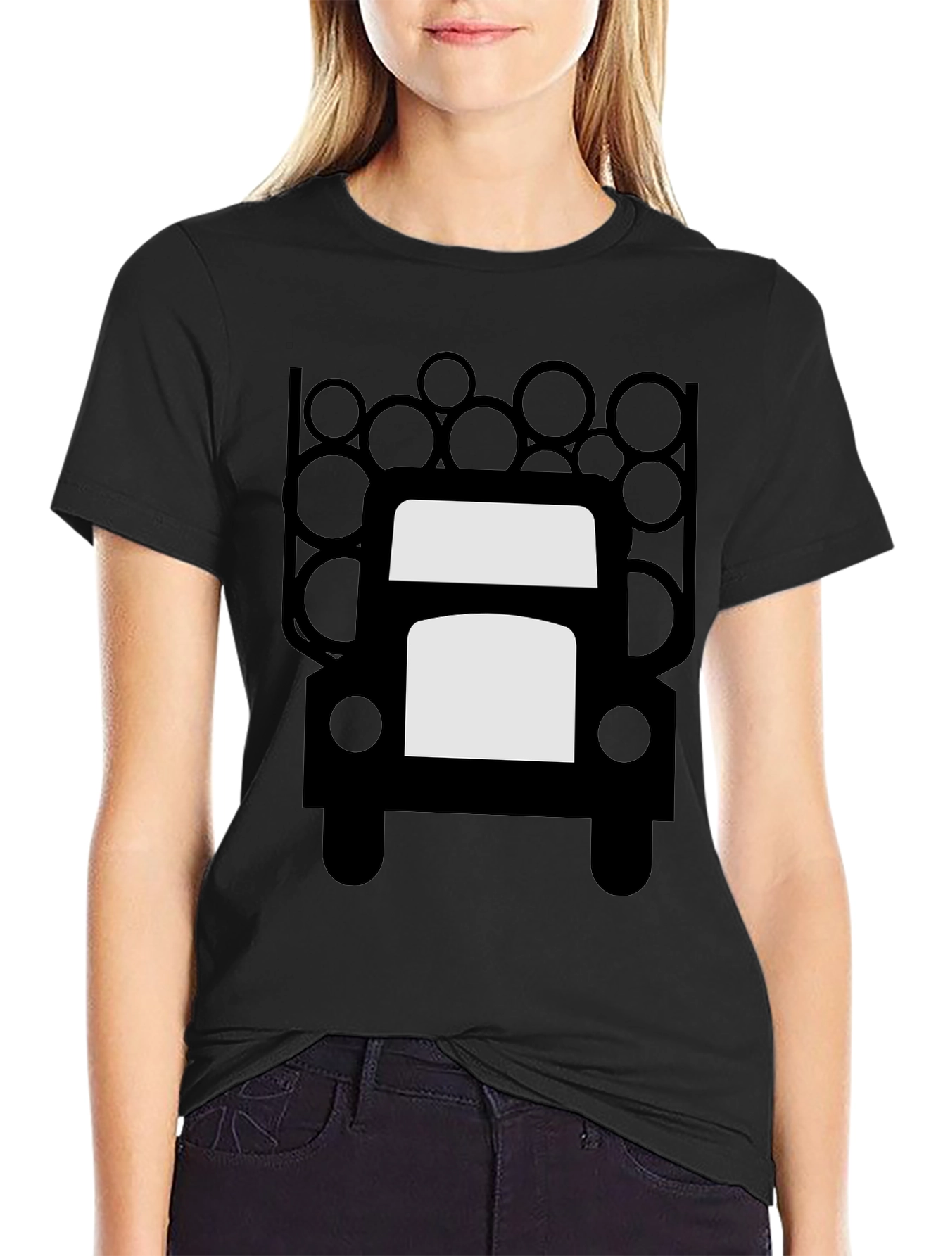 Lumber Truck Graphic T-Shirt