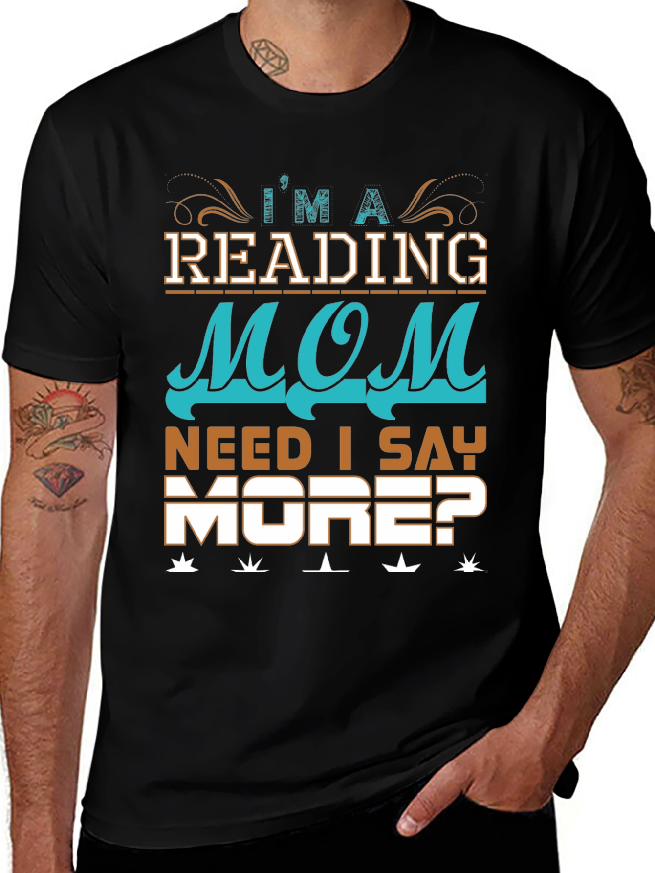 Reading Mom Graphic Tee - Book Lovers Shirt