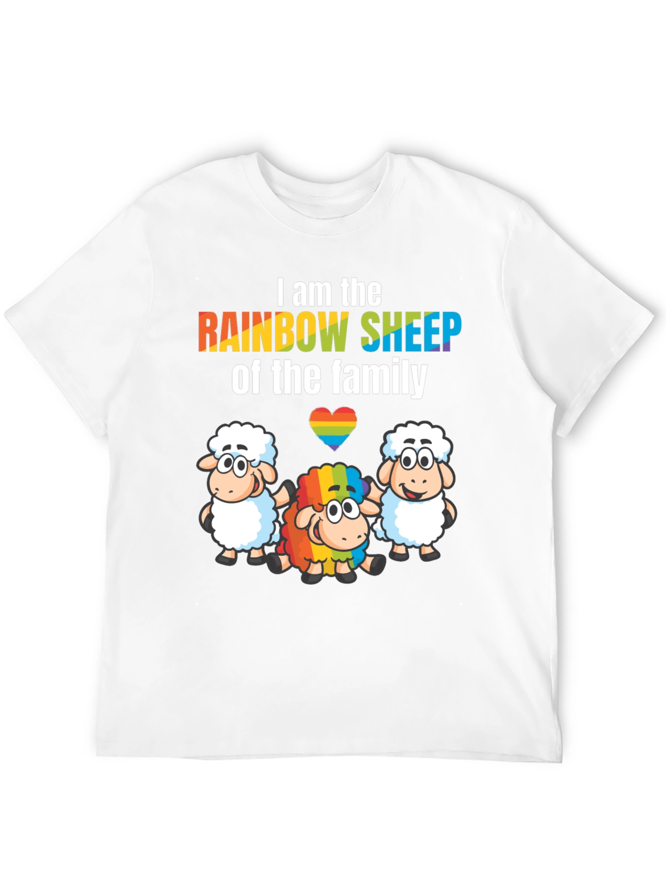 Rainbow Sheep LGBTQ+ Pride T-Shirt
