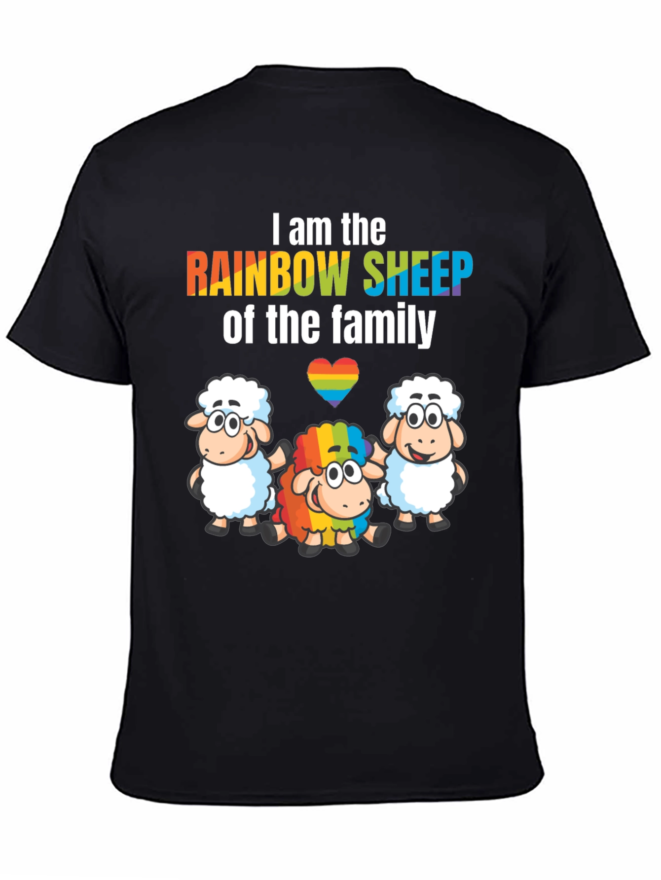 Rainbow Sheep LGBTQ+ Pride T-Shirt