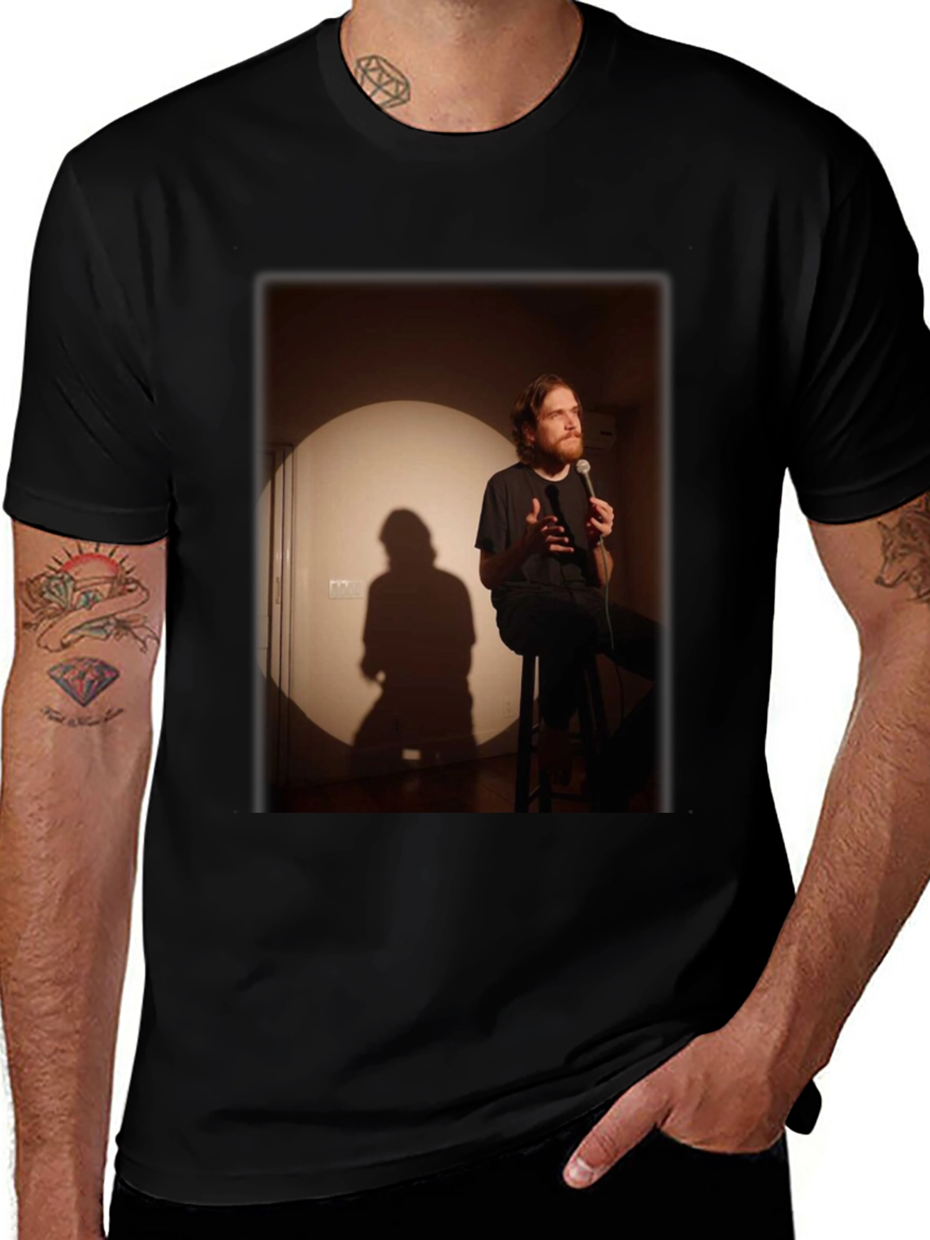 Comedian T-Shirt - Black Stand-Up Performer Design