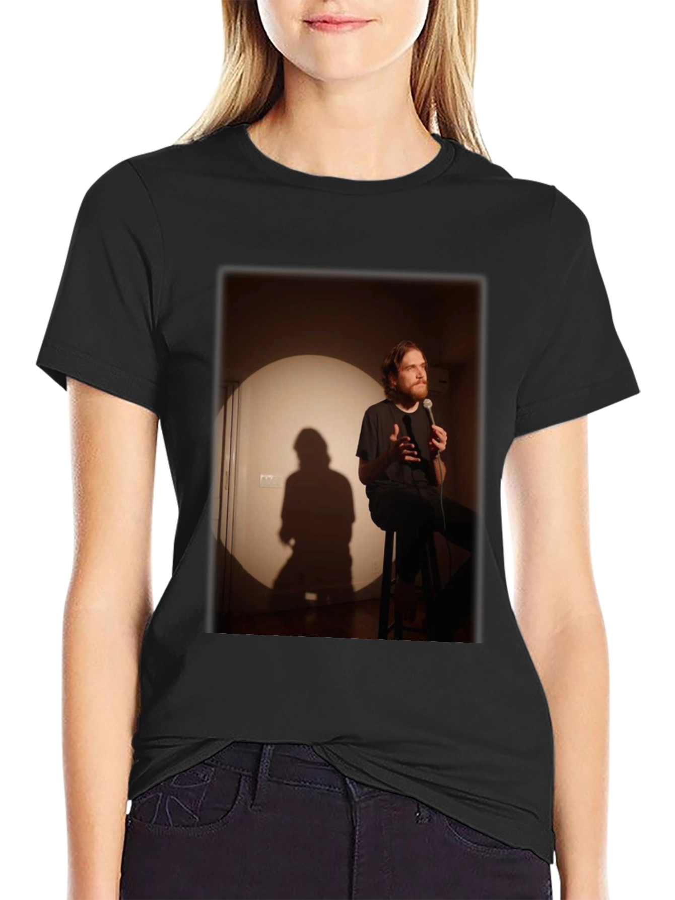 Comedian T-Shirt - Black Stand-Up Performer Design