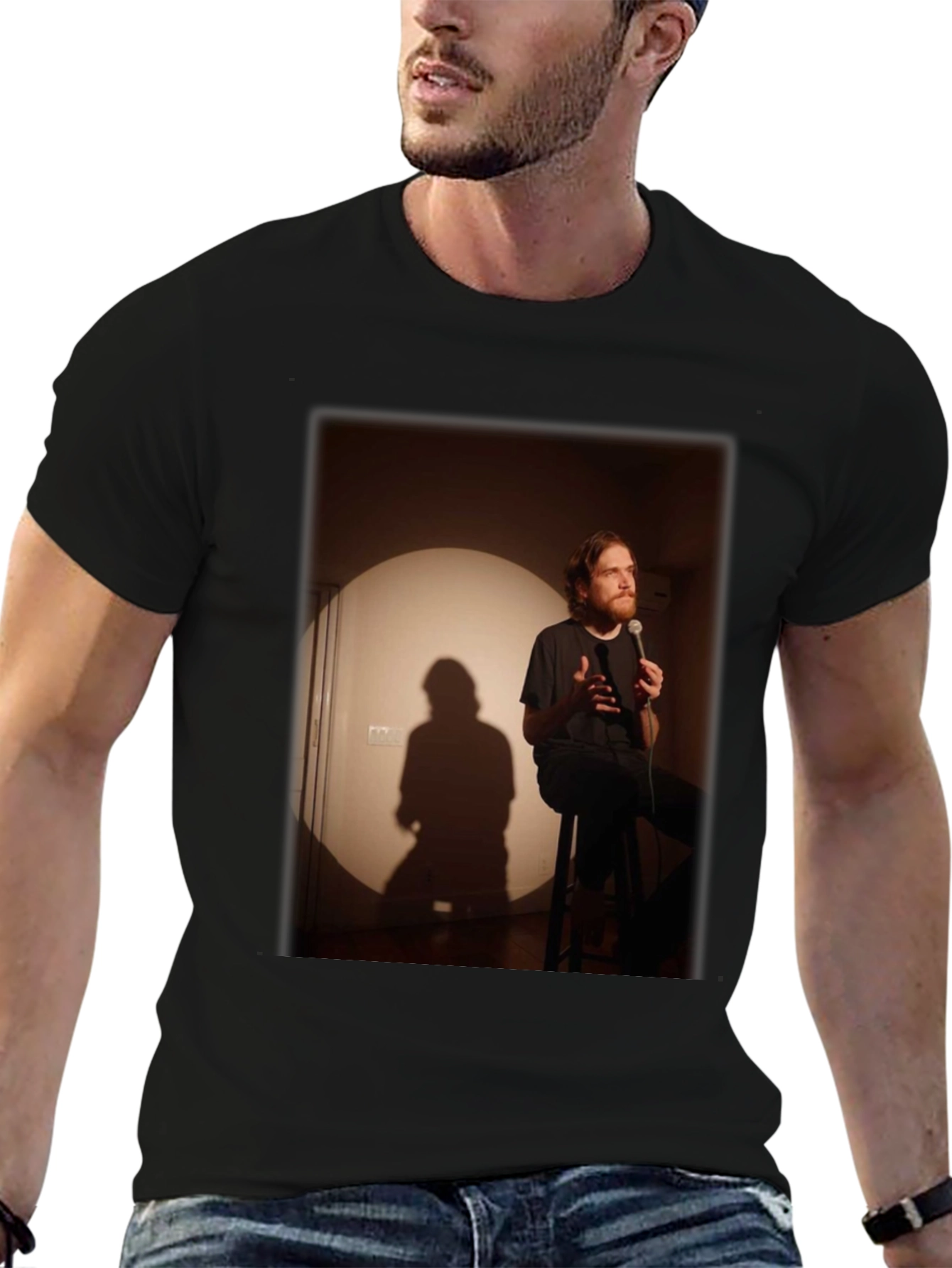 Comedian T-Shirt - Black Stand-Up Performer Design