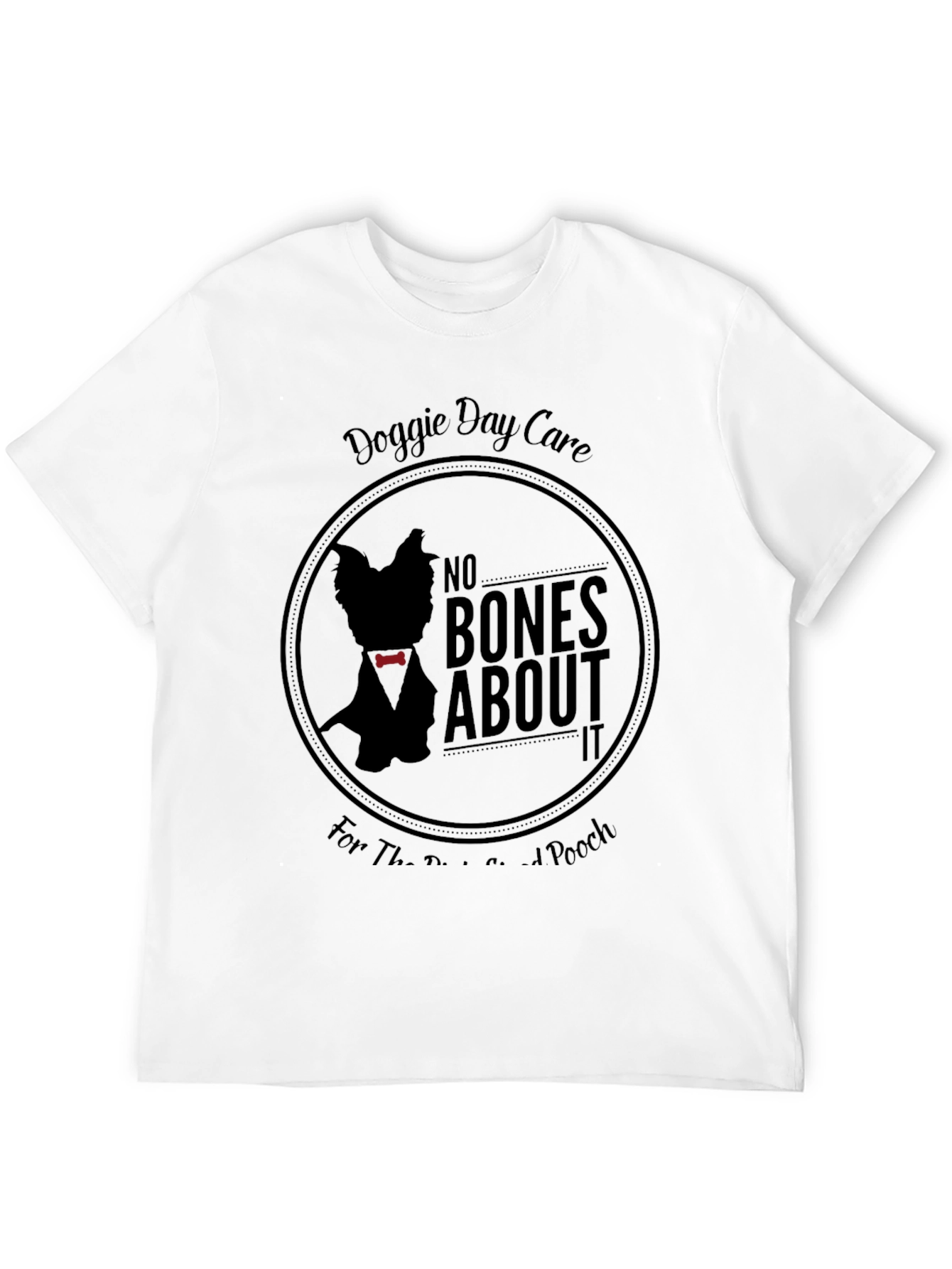 Doggie Day Care Black Graphic T-Shirt