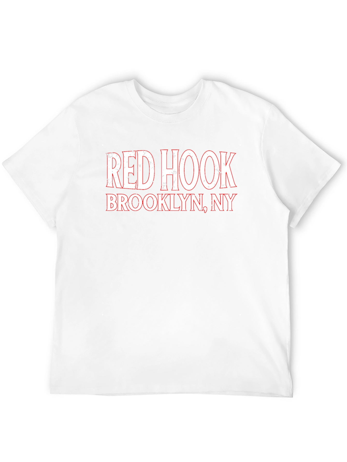 Red Hook Brooklyn NY Black Graphic T-Shirt