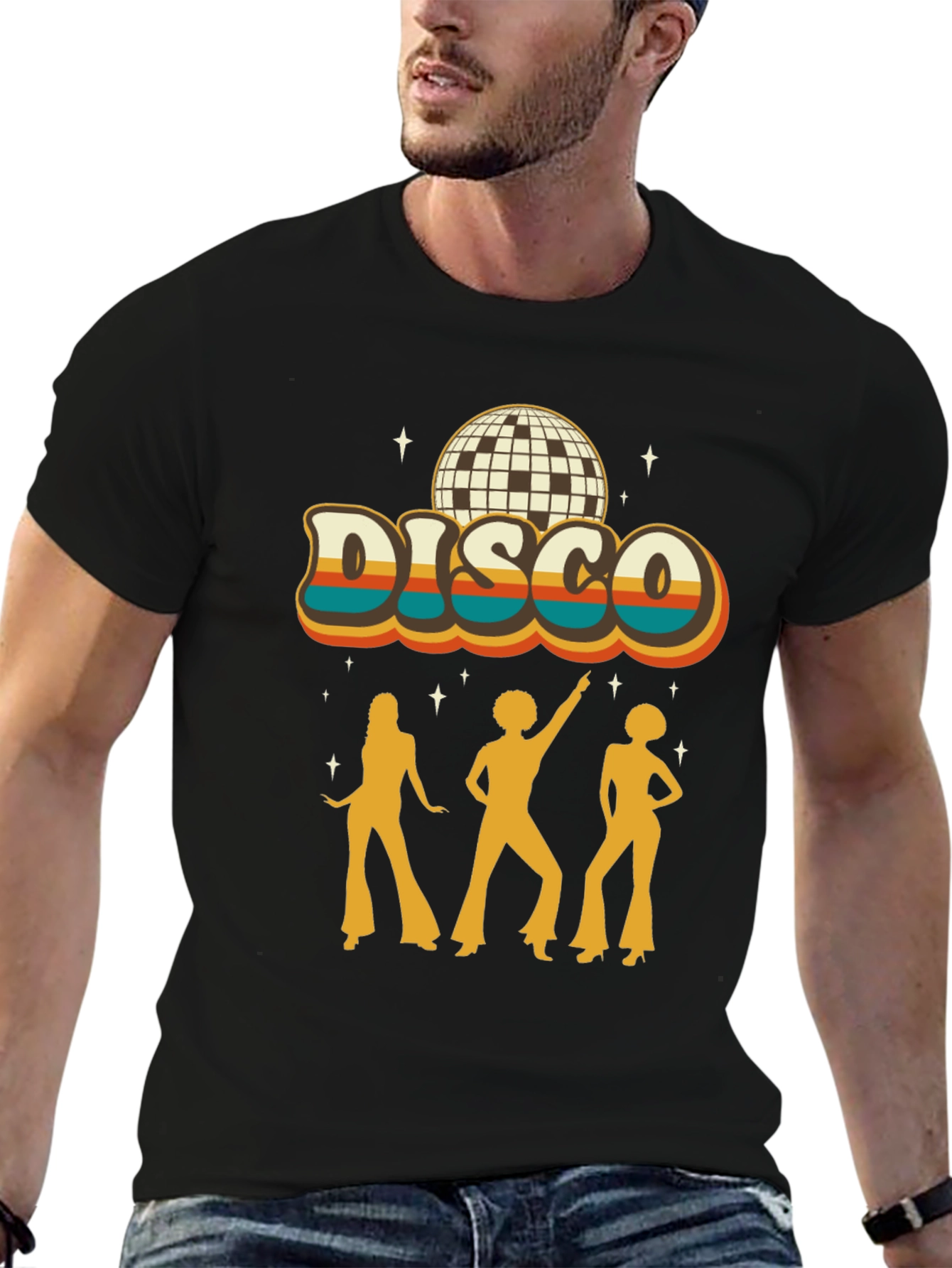 Retro Disco Dancer Graphic Tee