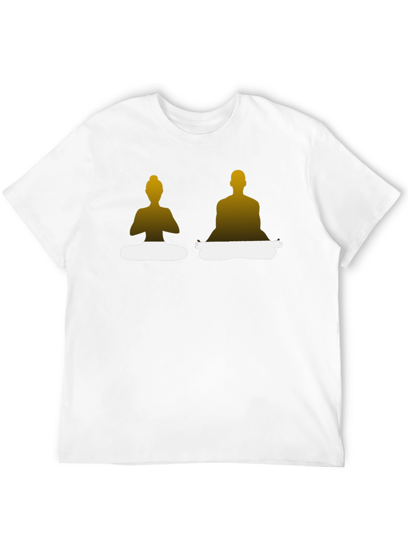 Meditating Couple Graphic T-Shirt - Unisex