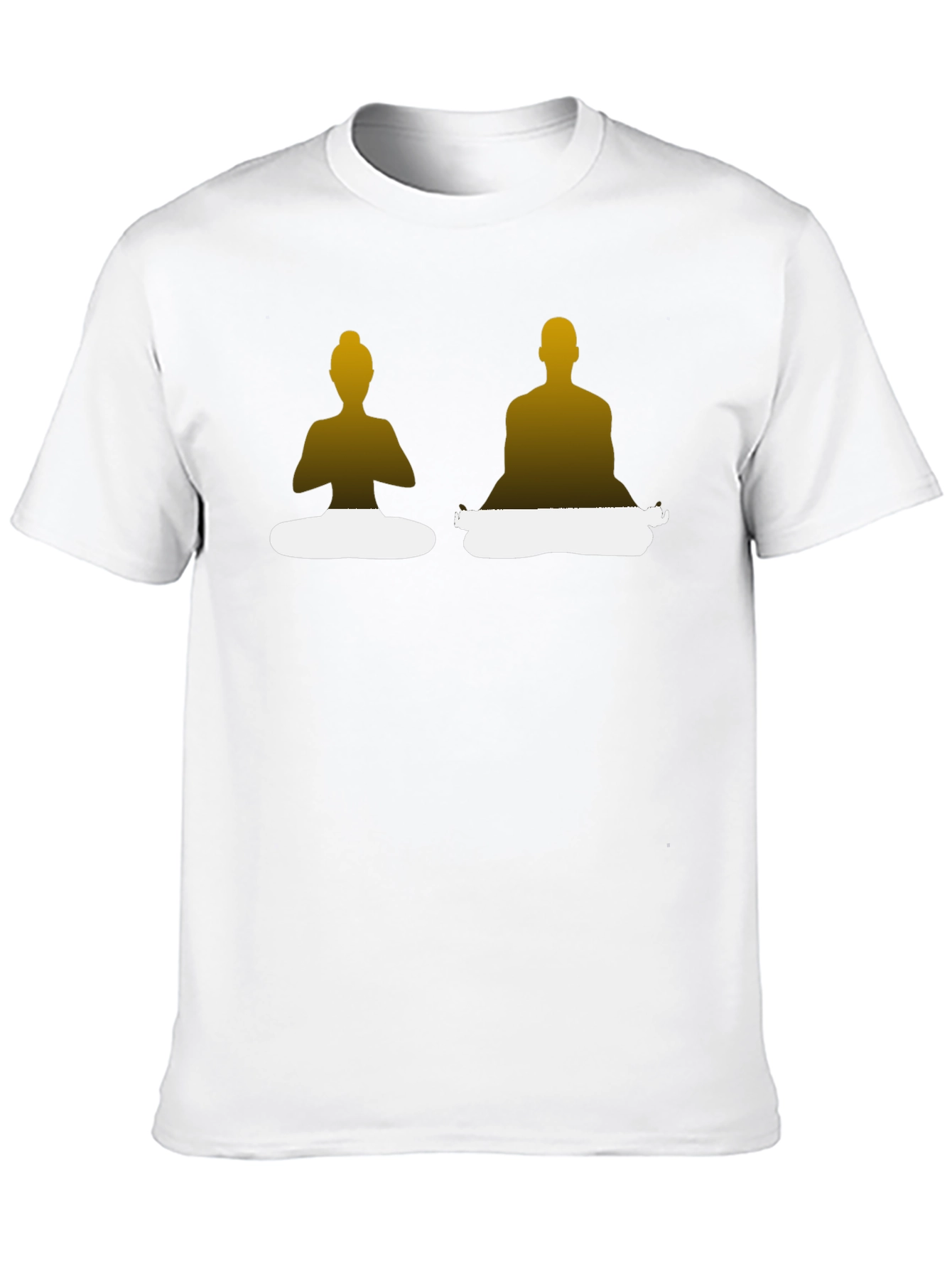 Meditating Couple Graphic T-Shirt - Unisex