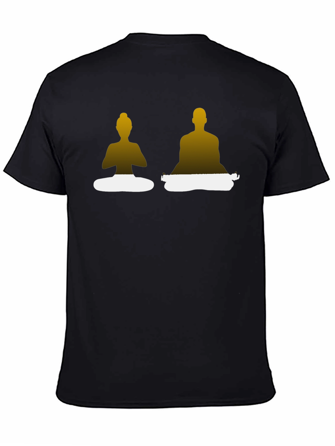Meditating Couple Graphic T-Shirt - Unisex