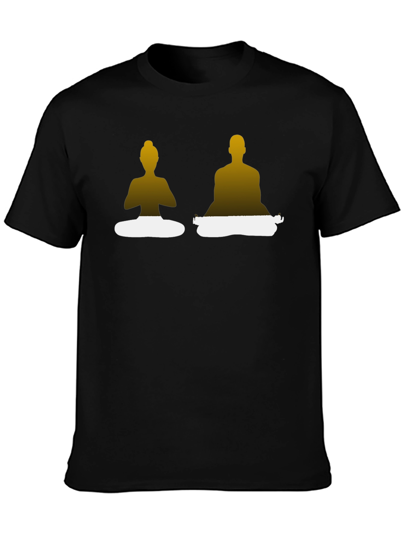 Meditating Couple Graphic T-Shirt - Unisex