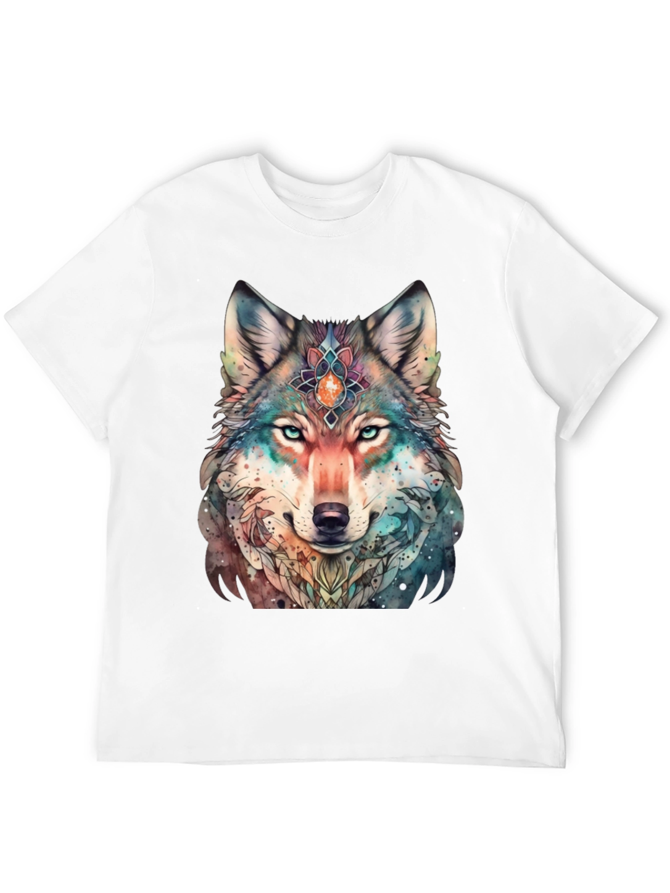 Wolf Spirit T-Shirt - Artistic Animal Design