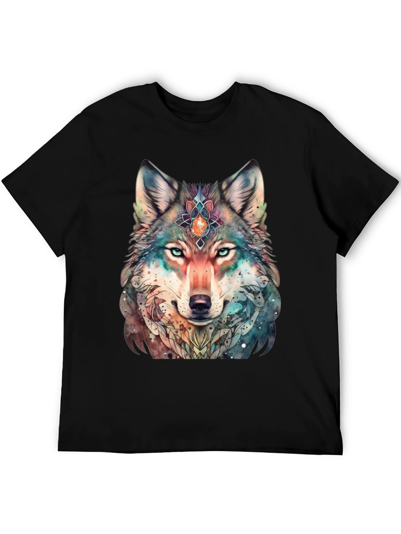 Wolf Spirit T-Shirt - Artistic Animal Design