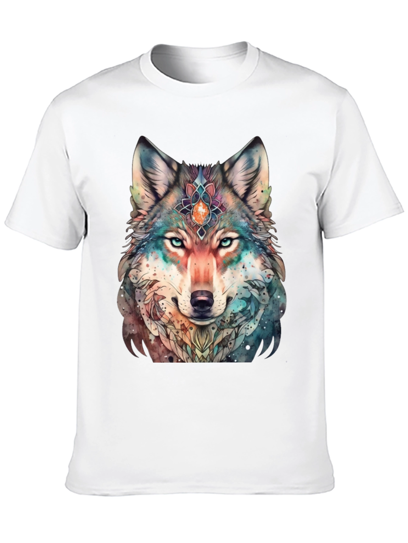 Wolf Spirit T-Shirt - Artistic Animal Design