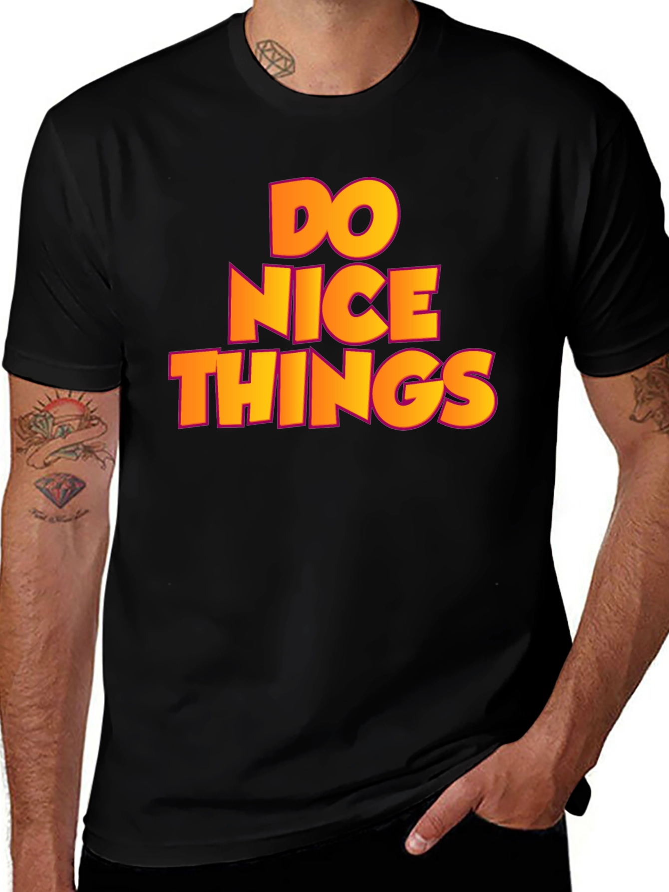 Do Nice Things Graphic Tee - Positive Vibes T-Shirt