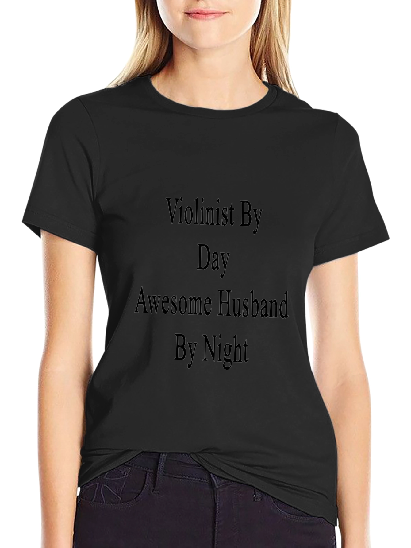 Violinist Husband Novelty T-Shirt