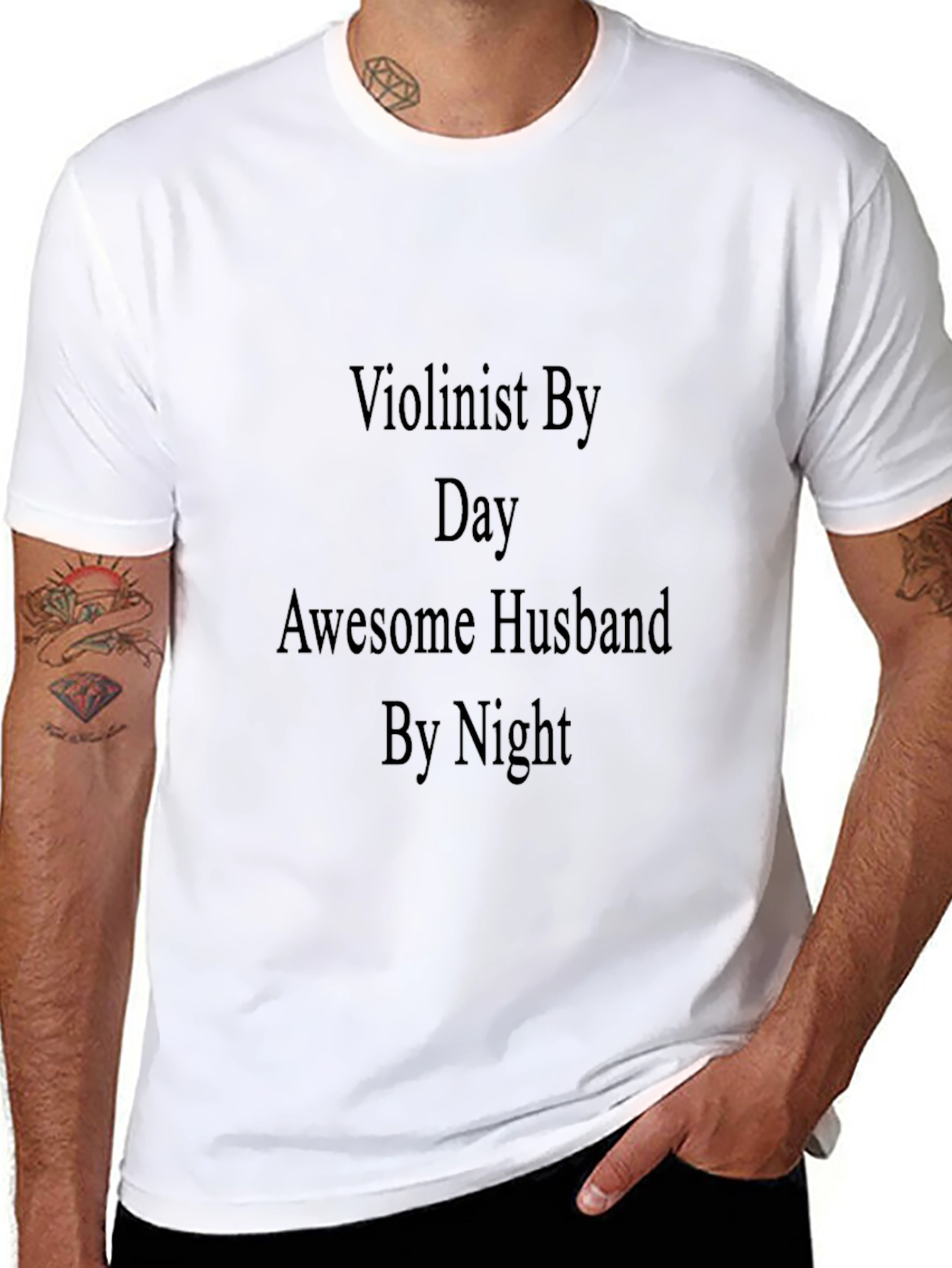 Violinist Husband Novelty T-Shirt