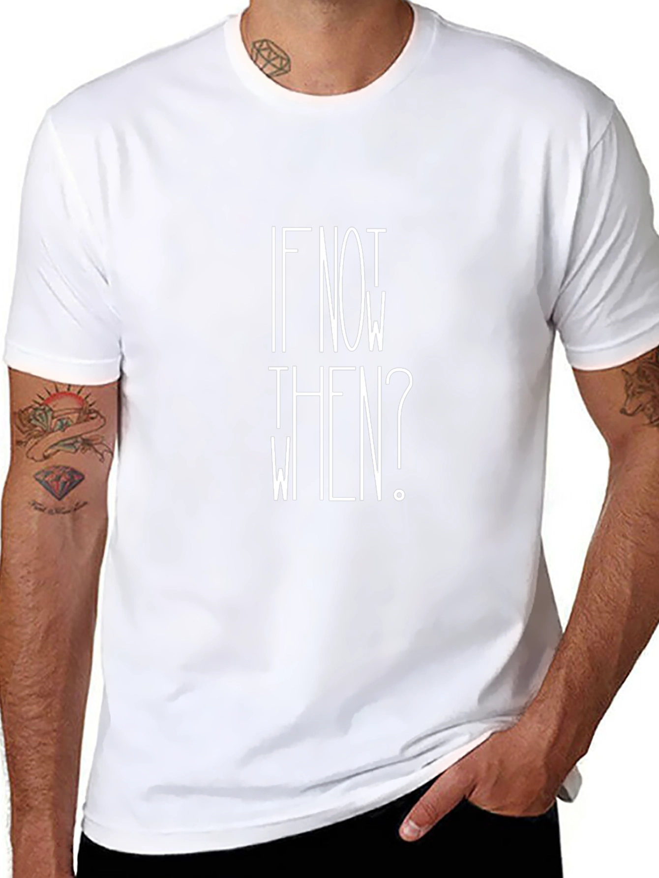 If Not Now When? Graphic Tee - Black