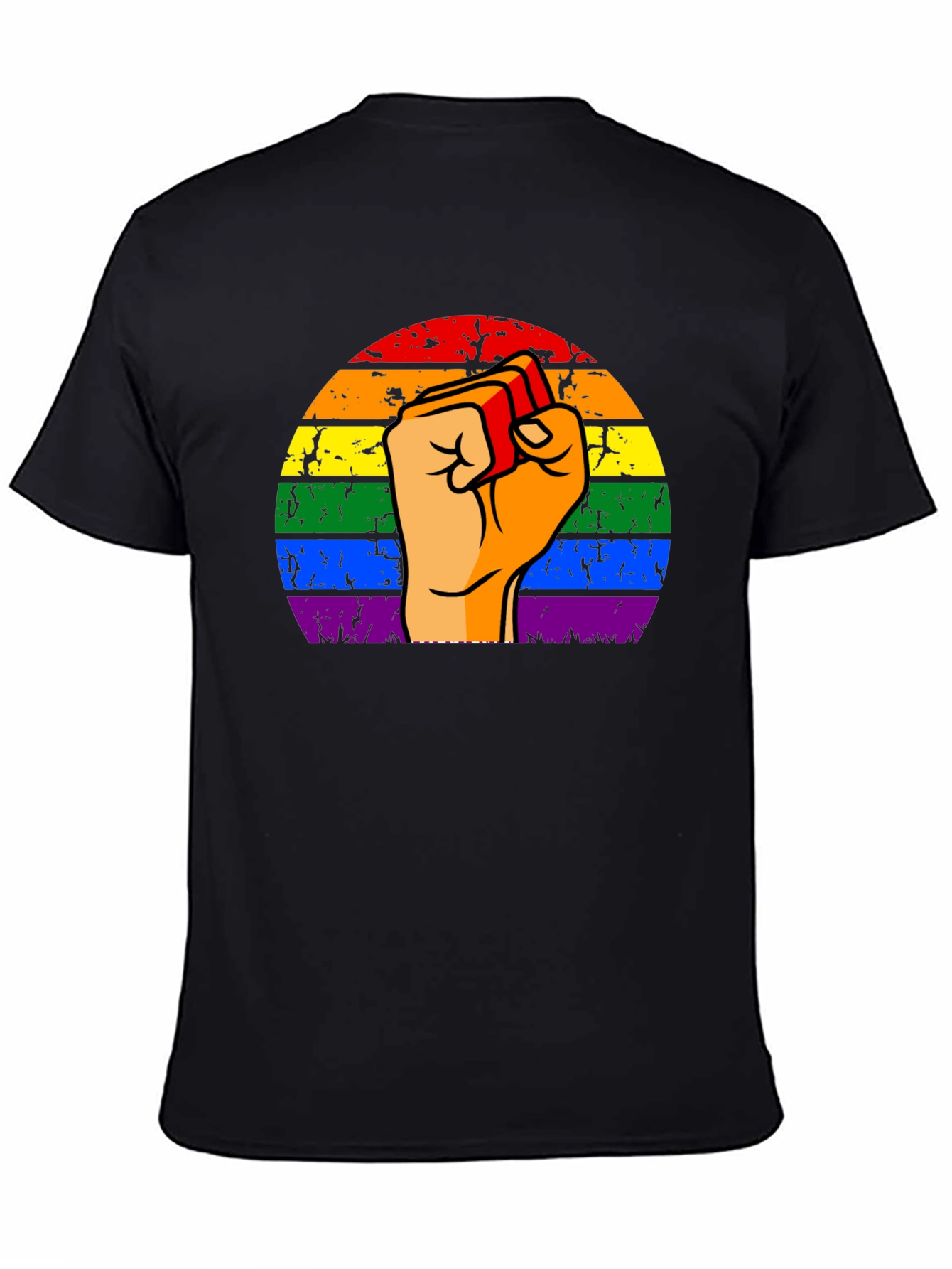 Pride Fist Black T-Shirt