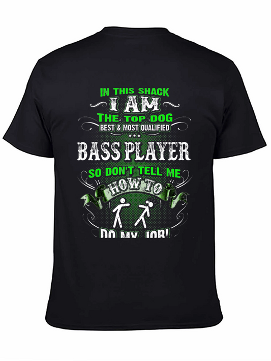 Bass Player T-Shirt - Top Dog Graphic Tee