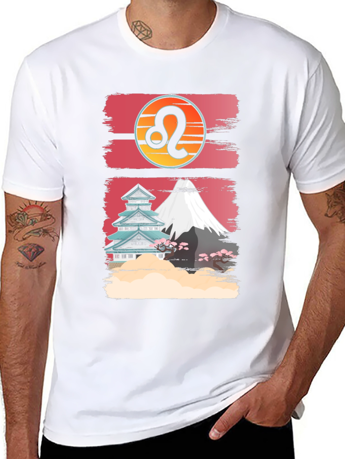 Leo Zodiac Japan Style T-Shirt